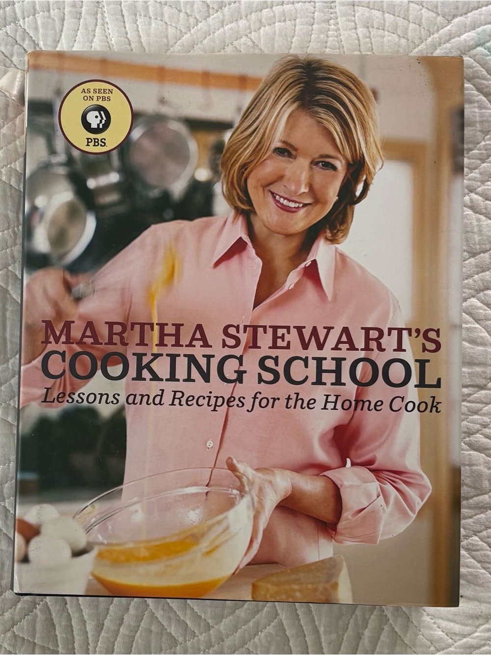 Martha Stewart Cooking School — Pink Cover with Neutral Background